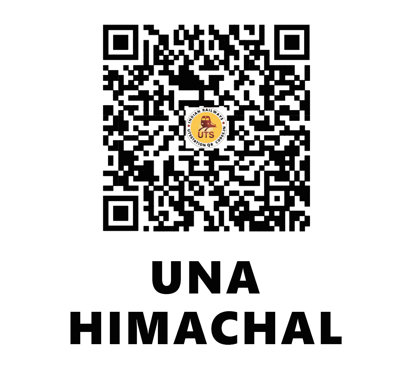 UTS QR Code for UNA HIMACHAL - UHL - NR (HIMACHAL PRADESH)